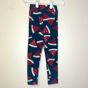 LuLaRoe Watermelon 🍉 Leggings Size S/M